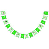 Iers Baby Leprechaun Lucky Shamrock Baby shower Vlaggetjes (Alle)