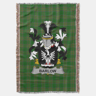 Iers Barlow Wapen van Familie Crest Ierland Deken