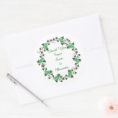 Iers Bedankt sticker voor gunsten (Envelop)