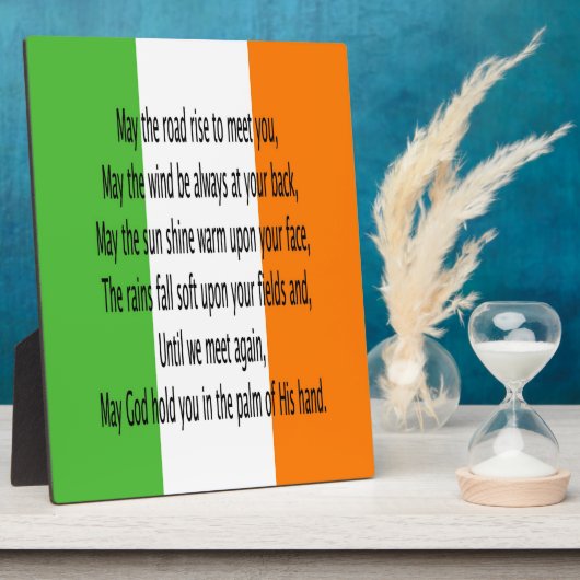 Iers Bessing Gebed Fotoplaat (Zijkant)