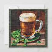 Iers bier borduurwerk kaart (Voorkant)