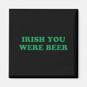 Iers bier grappige klavers stempel St. Patrick's D Magneet