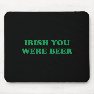 Iers bier grappige klavers stempel St. Patrick's D Muismat