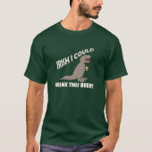 Iers bier, grappige T-Rex St Patrick's Day T-shirt (Voorkant)