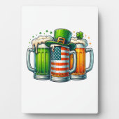 Iers Bier Ierland St. Patrick's Dag Drankfeest Fotoplaat (voorkant)