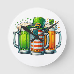 Iers Bier Ierland St. Patrick's Dag Drankfeest Ronde Klok