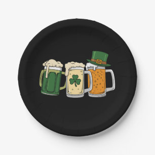 Iers Bier Ierland Vlag St. Patrick's Dag Klaver Papieren Bordje