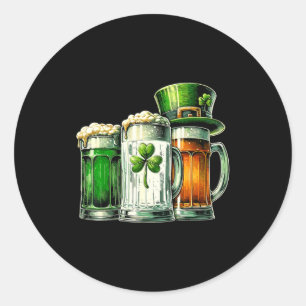 Iers Bier Ierland Vlag St. Patrick's Dag Ronde Sticker
