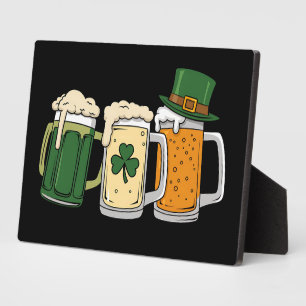 Iers Bier Ierland Vlag St. Patrick's Dag Shamrock Fotoplaat