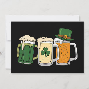 Iers Bier Ierland Vlag St. Patrick's Dag Shamrock Kaart
