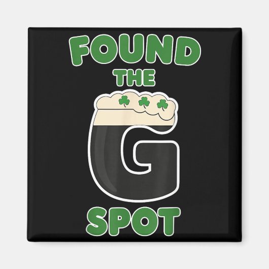 Iers Bier Shamrocks St Patricks Drinken Magneet (Voorkant)