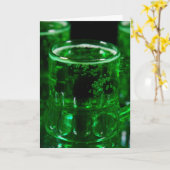 Iers bier voor St. Patrick's Day Kaart (Gele Bloem)