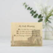 Iers Blessing Briefkaart (Staand voorkant)