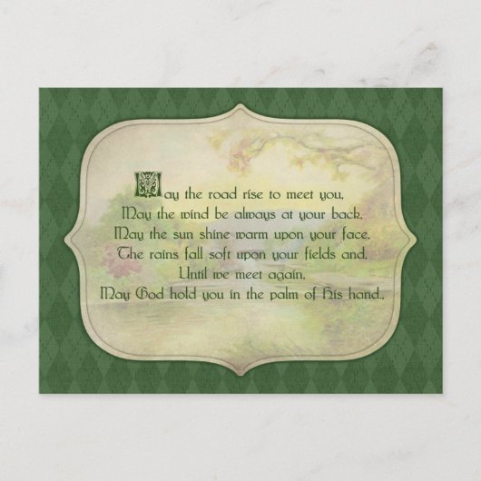  Iers Blessing Briefkaart (Voorkant)