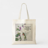 Iers Blessing Hummingbird Garden Inspirerend Tote Bag (Achterkant)