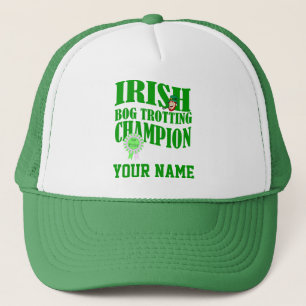 Iers bog trotting champion, St Patrick's day Trucker Pet