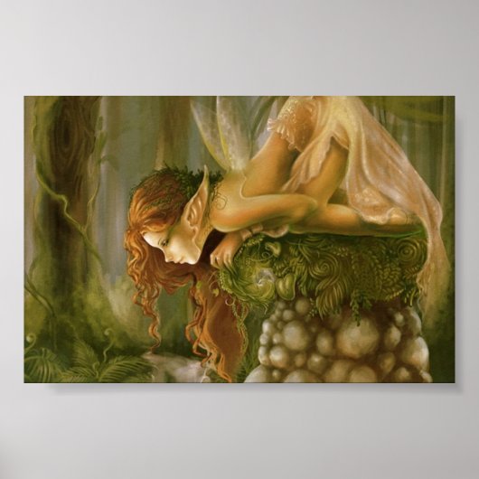 Iers bos elf poster (Voorkant)