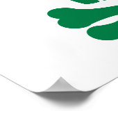 Iers bot met schouderklopjes poster (Hoek)