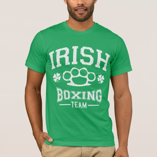  Iers boxingteam (verhit) T-shirt (Voorkant)