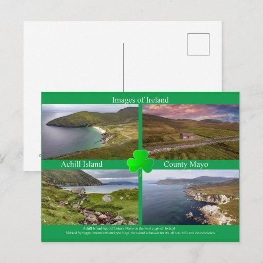 Iers Briefkaart (Voorkant / Achterkant)