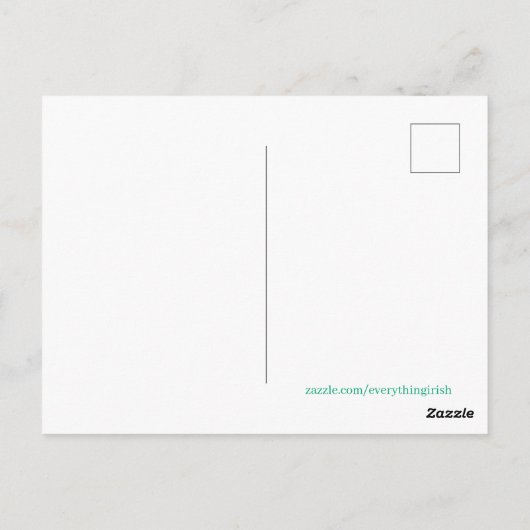 Iers Briefkaart (Achterkant)