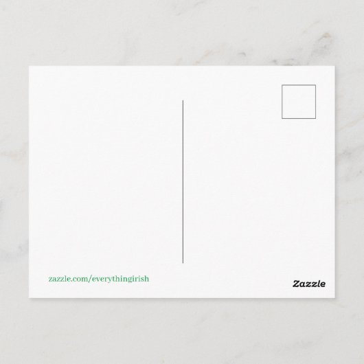 Iers Briefkaart (Achterkant)