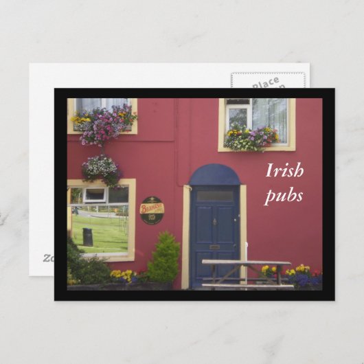 Iers briefkaart (Voorkant / Achterkant)
