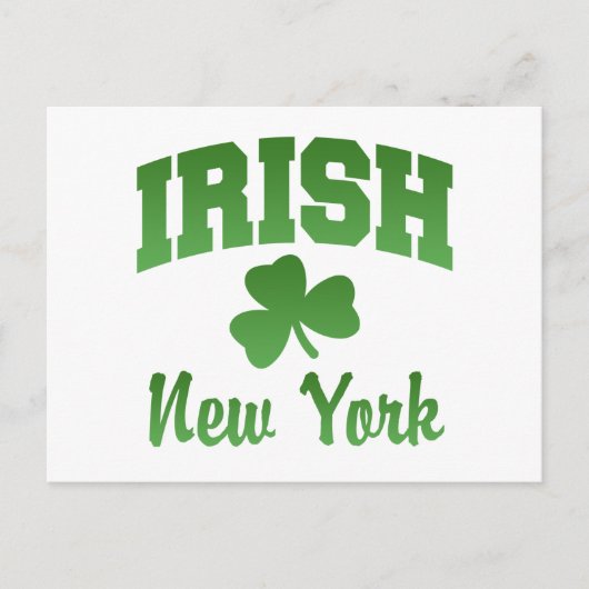 Iers Briefkaart van New York (Voorkant)