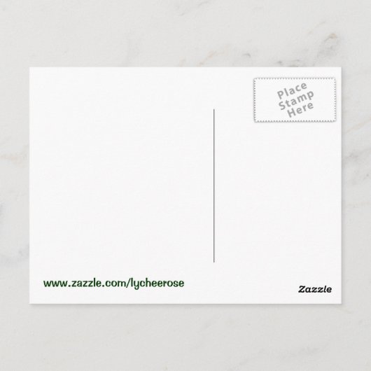 iers briefkaart van zegeningen (Achterkant)