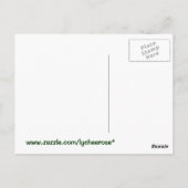 Iers briefkaart voor zegen (Achterkant)