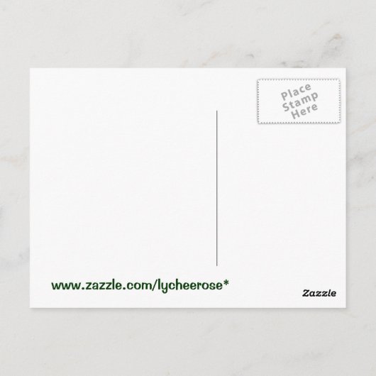 Iers briefkaart voor zegen (Achterkant)