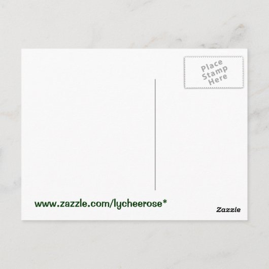 Iers briefkaart voor zegen (Achterkant)