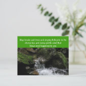 Iers briefkaart voor zegen (Staand voorkant)