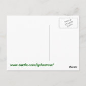 Iers briefkaart voor zegen (Achterkant)