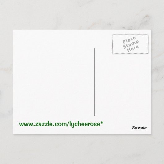 Iers briefkaart voor zegen (Achterkant)