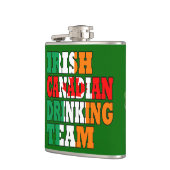 Iers Canadees drink team Heupfles (Links)