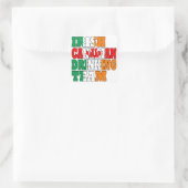 Iers canadese drink team vierkante sticker (Tas)