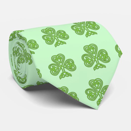 Iers Celtic Shamrock Stropdas (Opgerold)