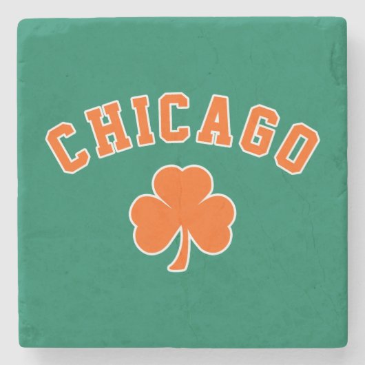 Iers Chicago Stenen Onderzetter (Voorkant)