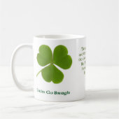 Iers citaat 16 mok (Links)