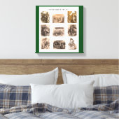 Iers collectie van het afbeelding van hongersnood  canvas afdruk (Insitu (Slaapkamer))
