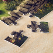 Iers Cottage Puzzel, Klassiek Landschap Scene Legpuzzel (Zijkant)