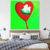 Iers Cute Painting Design Bestel nu Canvas Afdruk (Insitu (Slaapkamer))