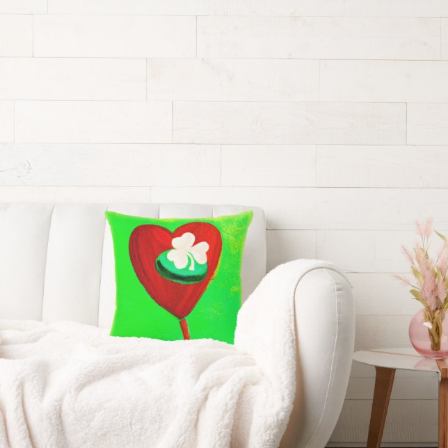 Iers Cute Painting Design Bestel nu Kussen (Bank)