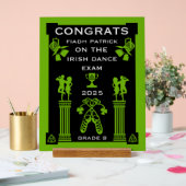 Iers Dansen Gefeliciteerd Acryl Bord (Huwelijk)