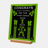 Iers Dansen Gefeliciteerd Acryl Bord (Hoek)