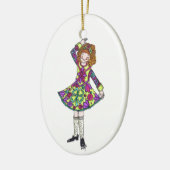 Iers danseres Ornament om aan te passen! (Links)