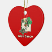 Iers danshart keramisch ornament (Links)