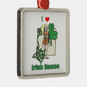 Iers danshart metalen ornament (Rechts)