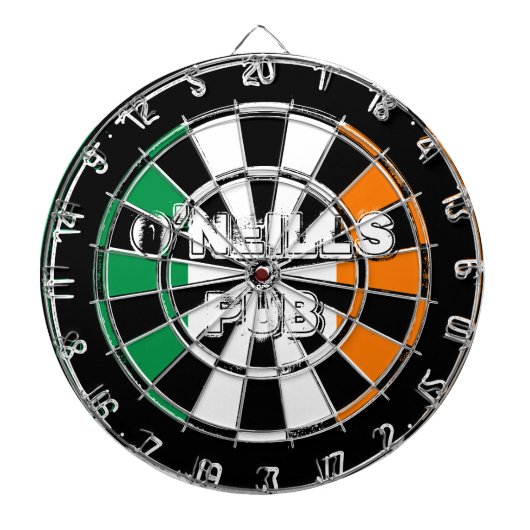 Iers dartboard ontwerp voor pub- of man-grot dartbord (Voorkant)
